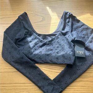 FIVE Women's Black Crop Top
